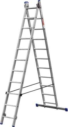 Лестницы алюминиевые двухсекционные серия ЭКСПЕРТ купить в Надыме