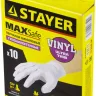 Перчатки STAYER "MASTER" виниловые экстратонкие, M, 10шт 11208-M купить в Надыме