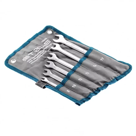 Набор ключей комбинированных 6 шт 8-17 мм,  антислип Stels 15282 купить в Надыме