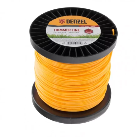 Леска для триммера круглая   2,4 мм 160 м на Din катушке Россия Denzel 96134 купить в Надыме