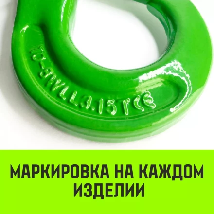 Крюк самозапирающийся с проушиной HITCH 10-Т8 кл 3.2 Т (SZ071266) купить в Надыме