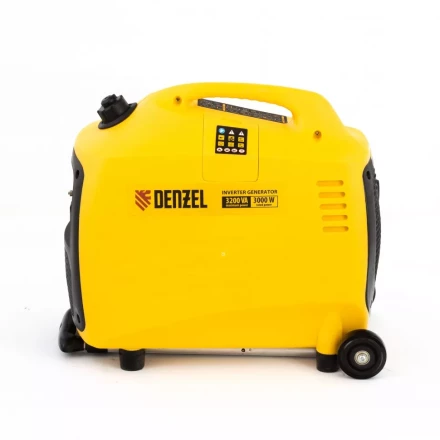Генератор инверторный GT-3200iSE, 3.2 кВт, 230 В, бак 6 л, закрытый корпус, электростартер Denzel 94703 купить в Надыме
