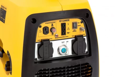Генератор инверторный GT-3200iSE, 3.2 кВт, 230 В, бак 6 л, закрытый корпус, электростартер Denzel 94703 купить в Надыме
