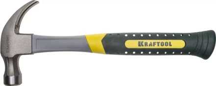 Молоток-гвоздодер 450 г с фиберглассовой рукояткой, KRAFTOOL 20280-450 20280-450 купить в Надыме