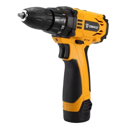 Набор аккумуляторного инструмента DEKO Гайковерт DKIS12 + Дрель DKCD12, 063-4107 купить в Надыме