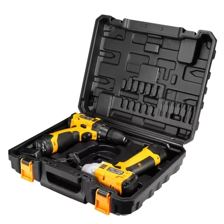 Набор аккумуляторного инструмента DEKO Гайковерт DKIS12 + Дрель DKCD12, 063-4107 купить в Надыме