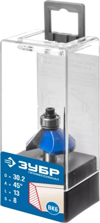 ЗУБР 30.2 x 13 мм, фреза кромочная калевочная (фасочная) №9, Профессионал (28711-30.2) купить в Надыме