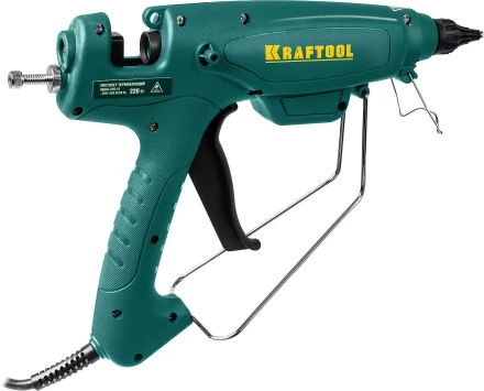Пистолет клеевой (термоклеящий) "PRO", KRAFTOOL 06843-220-12, эл, двухкомп корпус, рабоч темп 193град, выход клея 1,2кг/час, d=12мм, 220Вт 06843-220-12 купить в Надыме