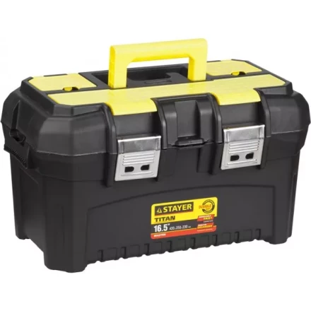 Ящик для инструмента "TITAN-16" пластиковый, STAYER 38016-16 купить в Надыме
