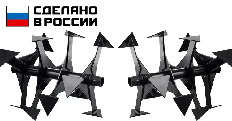 ЗУБР Ф-2, НЕХ 32, фрезы гусиные лапки для мотоблоков (707108-2) купить в Надыме