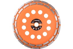 Чашка алмазная зачистная, 230 мм, двухрядная Вихрь 73/10/3/8