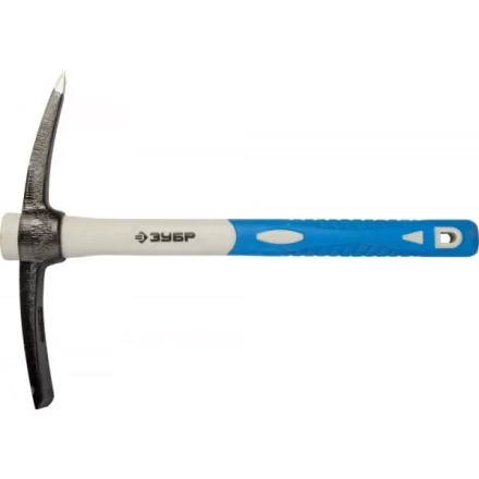 Кирка ЗУБР кованая, с обратной двухкомпонентной фиберглассовой рукояткой, 500г 20175-05 купить в Надыме