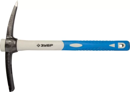 Кирка ЗУБР кованая, с обратной двухкомпонентной фиберглассовой рукояткой, 500г 20175-05 купить в Надыме