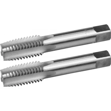 Комплект метчиков ЗУБР "МАСТЕР" ручных для нарезания метрической резьбы, М18 x 2,0, 2шт 4-28006-18-2.0-H2 купить в Надыме