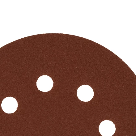 Круг абразивный на ворсовой подложке под "липучку", перфорированный, P 150, 125 мм, 5 шт Сибртех 738077 купить в Надыме
