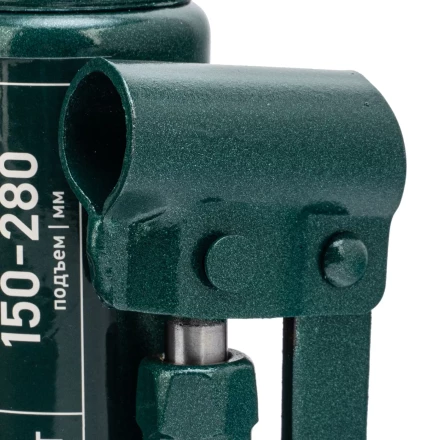 Домкрат гидравлический бутылочный Сибртех 50812, 2 т, 150-280 мм, в пласт. кейсе купить в Надыме