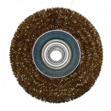 Щетка для УШМ М14/100 мм выгнутая сталь прямая Энкор 51561 купить в Надыме