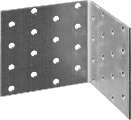 Крепежный угол ЗУБР "МАСТЕР" равносторонний, 80х80х80мм, 1шт 310206-080-080 купить в Надыме