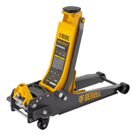 Домкрат гидравлический подкатной Denzel 51271, 3 т, 85-610 мм, быстрый подъем, низ. подхват, проф, SUV купить в Надыме