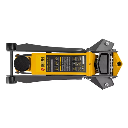 Домкрат гидравлический подкатной Denzel 51271, 3 т, 85-610 мм, быстрый подъем, низ. подхват, проф, SUV купить в Надыме