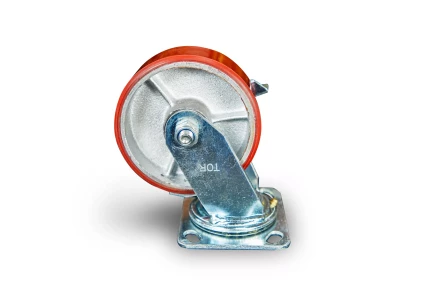 Колесо большегрузное поворотное SCpb 55 125 мм полиуретановое с тормозом (N) 1024152 купить в Надыме