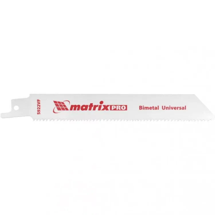 Полотна универсальные для сабельной пилы S922VF  125/1,8-2,5мм Bimetal 2 штуки PRO Matrix 782001 купить в Надыме
