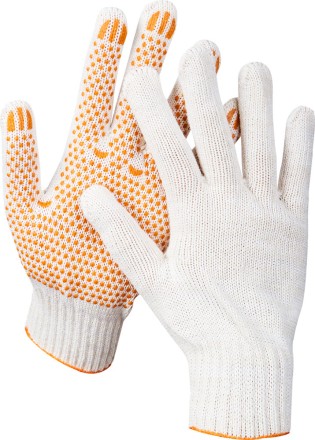 Перчатки STAYER &quot;МASTER&quot; трикотажные, 7 класс, х/б, с защитой от скольжения, L-XL 11404-XL купить в Надыме