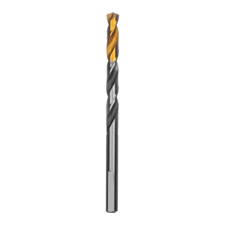 Сверло спиральное по металлу Denzel 6,5 x 93мм, Р6М5, Golden Tip, многогранная заточка, 718279 купить в Надыме