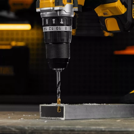 Сверло спиральное по металлу Denzel 6,5 x 93мм, Р6М5, Golden Tip, многогранная заточка, 718279 купить в Надыме