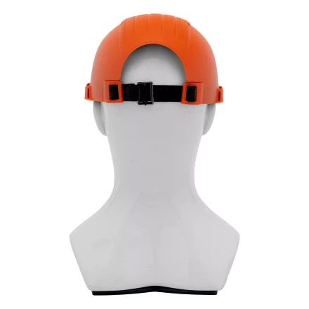 Каскетка защитная "Стиль", пластиковая, оранжевая Сибртех 89169 купить в Надыме