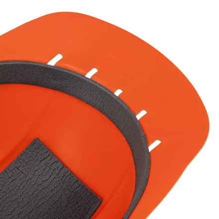 Каскетка защитная "Стиль", пластиковая, оранжевая Сибртех 89169 купить в Надыме