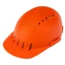 Каскетка защитная "Стиль", пластиковая, оранжевая Сибртех 89169 купить в Надыме