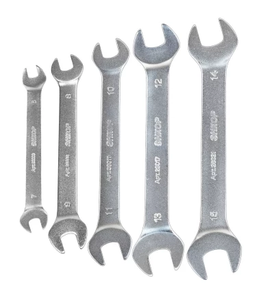 Набор ключей рожковых 5шт чехол Энкор 26066 купить в Надыме