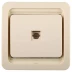 Розетка СВЕТОЗАР "ГАММА" телефонная одинарная, цвет бежевый SV-54117-B купить в Надыме