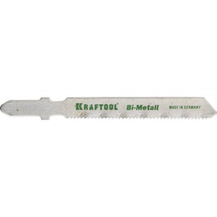 Полотна KRAFTOOL, T118AF, для эл/лобзика, Bi-Metall, по металлу (1,5-2мм), EU-хвост., шаг 1,2мм, 55мм, 2шт 159555-1,2 купить в Надыме