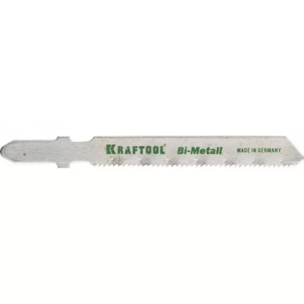 Полотна KRAFTOOL, T118AF, для эл/лобзика, Bi-Metall, по металлу (1,5-2мм), EU-хвост., шаг 1,2мм, 55мм, 2шт 159555-1,2 купить в Надыме