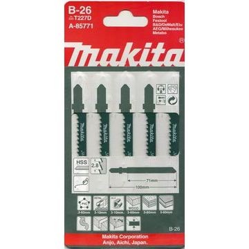 Пилки ( 5 шт.) A-85771  100х75х2,8 мм HSS фиг/рез,универс. Makita купить в Надыме