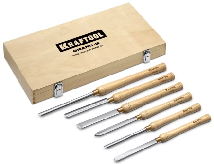 Набор профессиональных токарных резцов по дереву KRAFTOOL 18368 купить в Надыме
