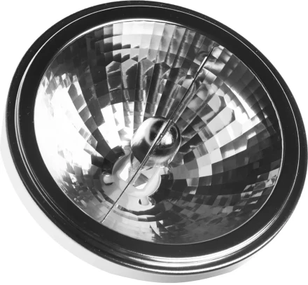 Лампа галогенная СВЕТОЗАР алюм. отражатель, угол 24гр, цоколь G53, диаметр 111мм, 75Вт, 12В SV-44747-24 купить в Надыме