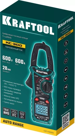 Токовые клещи цифровые  KC-300 59832 купить в Надыме