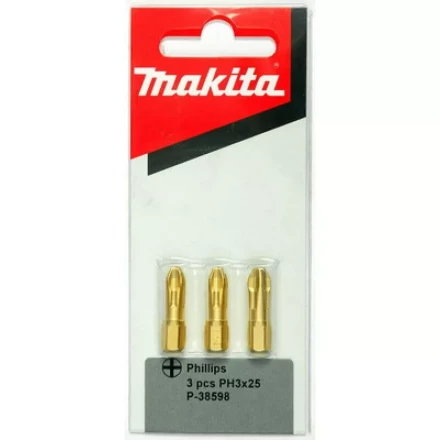 Биты Makita PH3 25мм 3шт, алмазные (P-38598) купить в Надыме