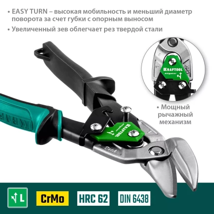 Ножницы по металлу двухрычажные Alligator 2328-OL купить в Надыме