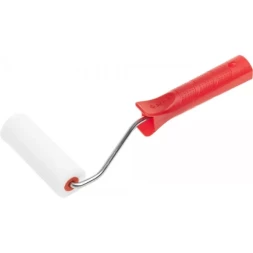 Мини-валик ЗУБР "МАСТЕР" "ПОРОЛОН" мелкий, ролик с ручкой, ручка 6мм, d=35 (втулка 15)/100мм 03538-10