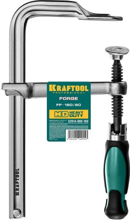 Струбцина KRAFTOOL FORGE тип F,цельнокованая 32014-080-160 купить в Надыме