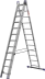 Лестницы алюминиевые трехсекционные серия ЭКСПЕРТ купить в Надыме