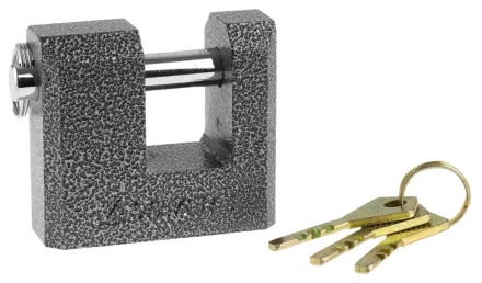 Замок STAYER "MASTER" навесной, П-образн.металлический корпус, с закаленной дужкой, в коробке, 70мм 37143-70 купить в Надыме