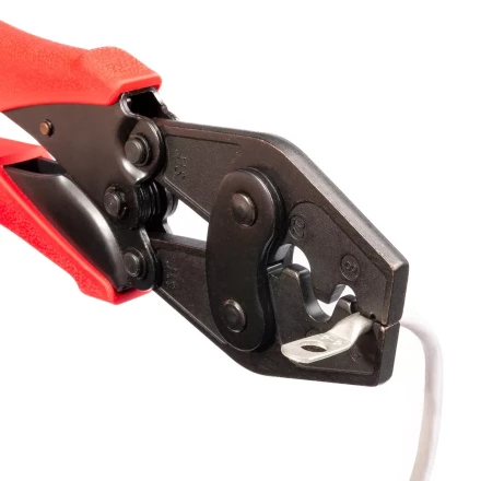 Пресс-клещи КВТ ПК-25у с матрицей для опрессовки неизолированных медных наконечников до 25 мм (90954) купить в Надыме