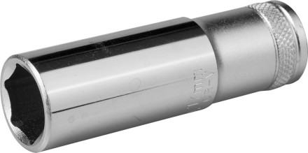 Торцовая головка KRAFTOOL &quot;INDUSTRIE QUALITAT&quot;, удлиненная, Cr-V, FLANK, хромосатинированная, 1/2&quot;, 17 мм 27807-17_z01 купить в Надыме