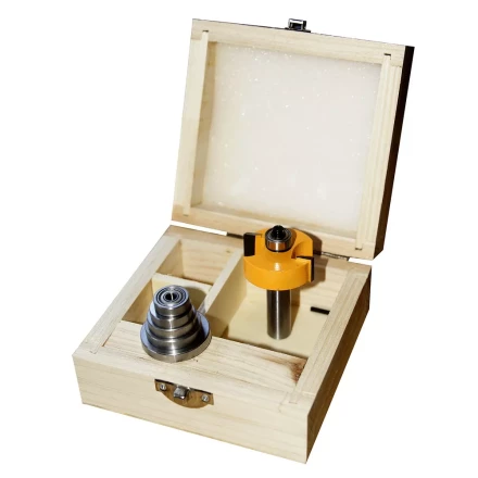 Набор фрез кромочных фальцевых 6 подшипников хвостовик 12 мм 46329 купить в Надыме