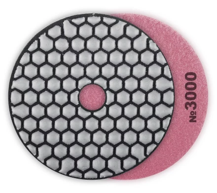 ЗУБР 100 мм, №3000, сухое шлифование, алмазный гибкий шлифовальный круг АГШК, Профессионал (29868-3000) купить в Надыме